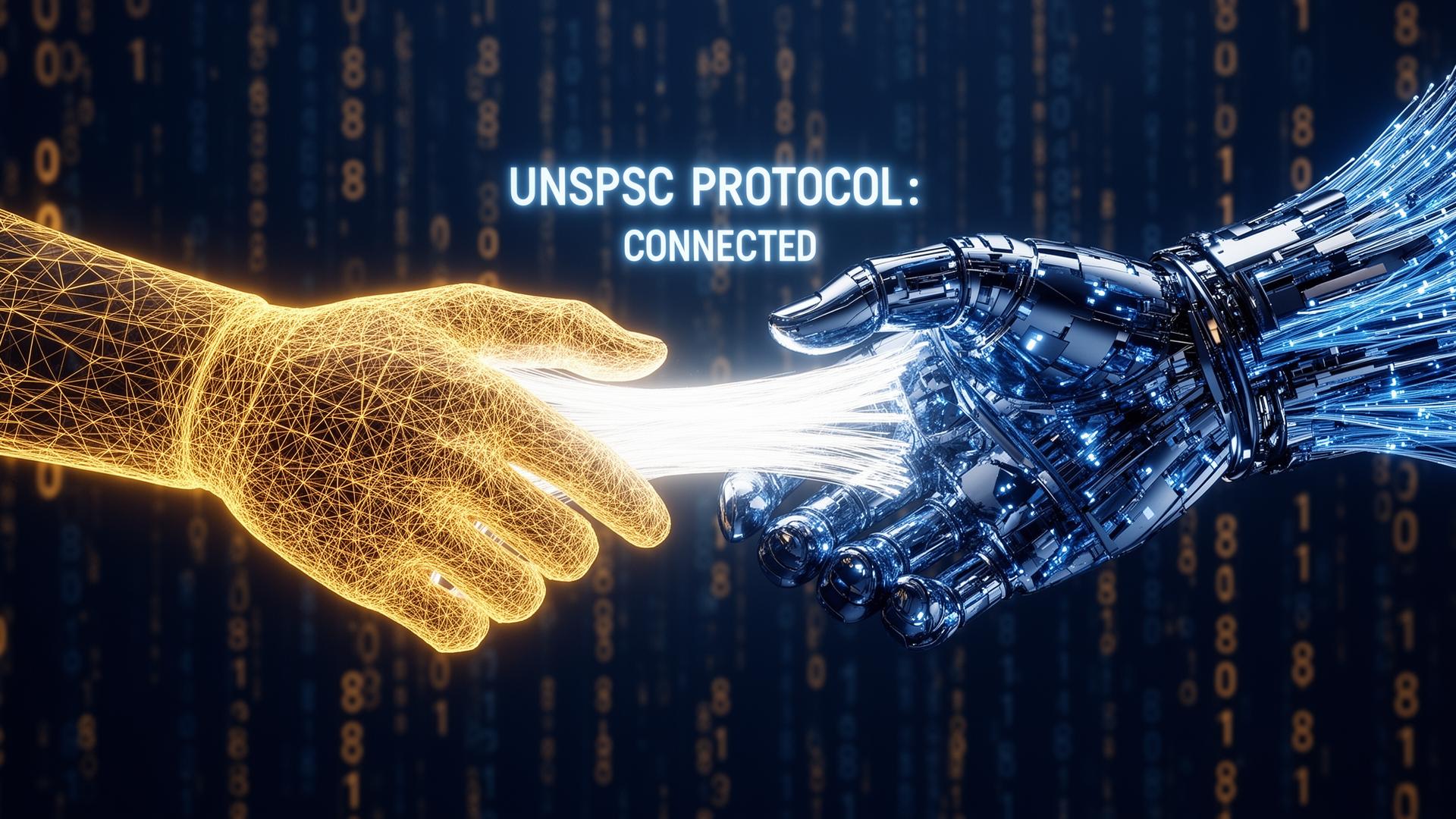 Digital handshake between local content and global procurement connected by UNSPSC protocol